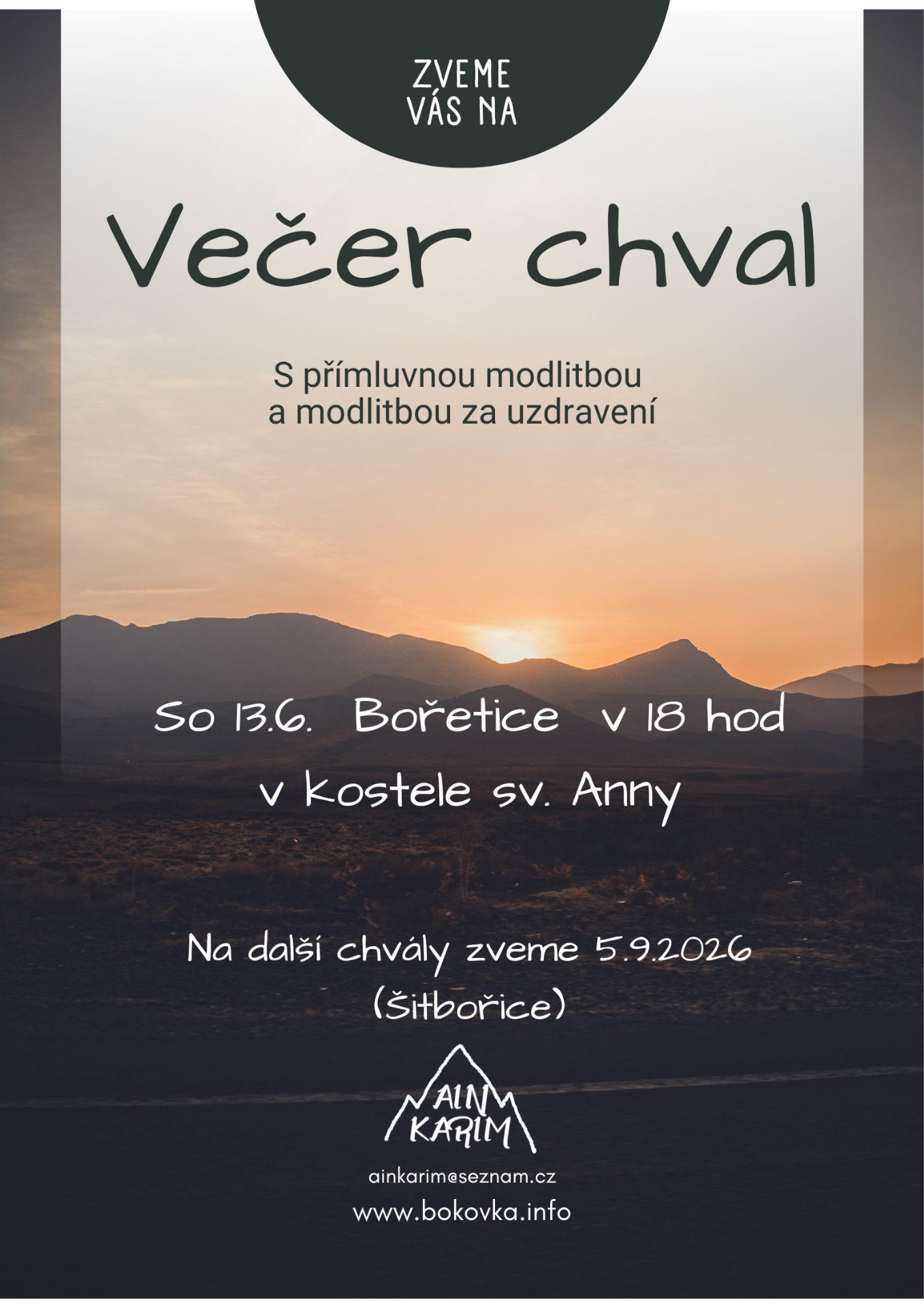 Chvály červen 2026